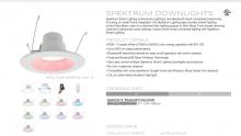 American Lighting SPK-DL6-RGBTW-WH - 6inch BLE Mesh Full function downlight, E26, TORSION SPRINGS