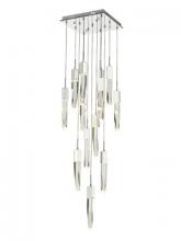 Avenue Lighting HF1905-13-AP-CH-C - The Original Aspen Collection Chrome 13 Light Pendant Fixture With Clear Crystal