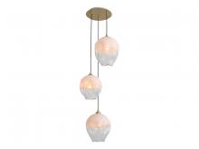 Avenue Lighting HF8143-BB-WH - Sonoma Ave. Collection 3 Light Pendant Cluster