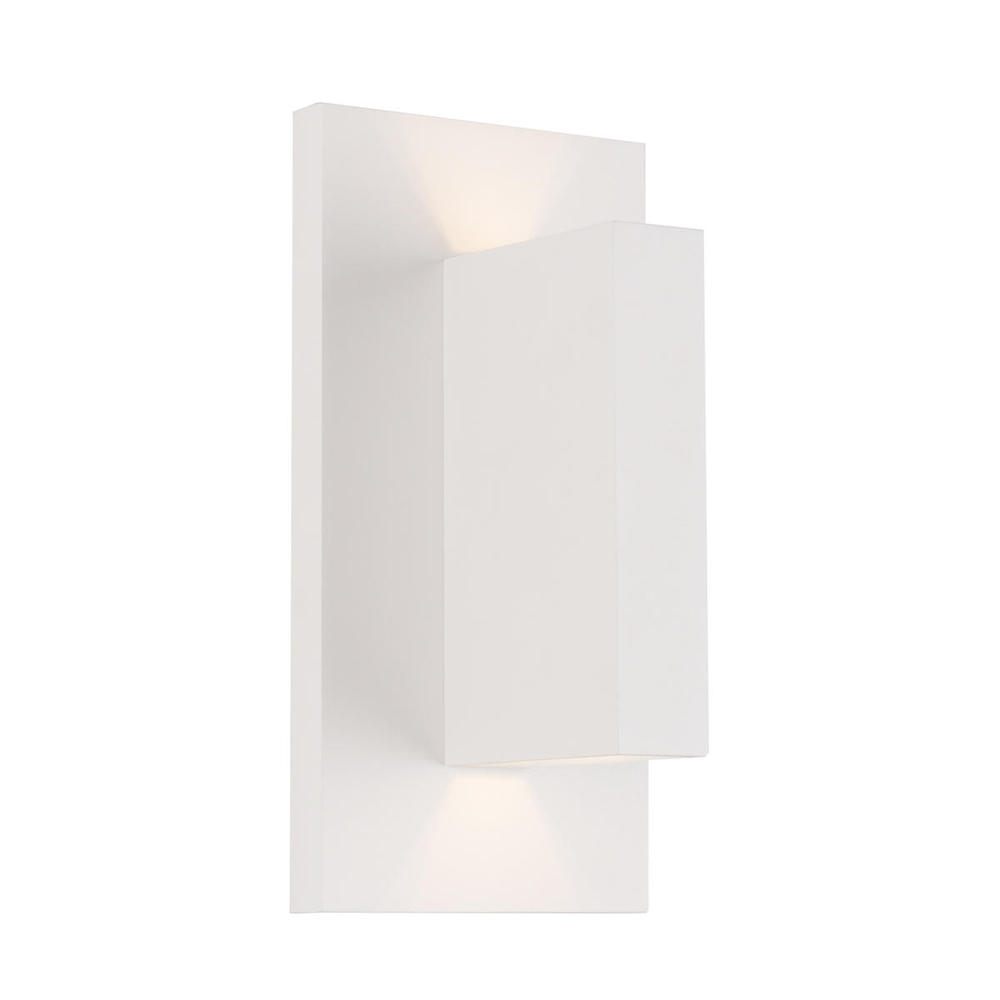 Vista 9-in White LED Exterior Wall Sconce