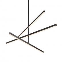 Kuzco Lighting Inc CH10356-BK-UNV - Vega 56-in Black LED Chandeliers