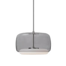 Kuzco Lighting Inc PD70615-SM/BN - Enkel 15-in Smoked/Brushed Nickel LED Pendant