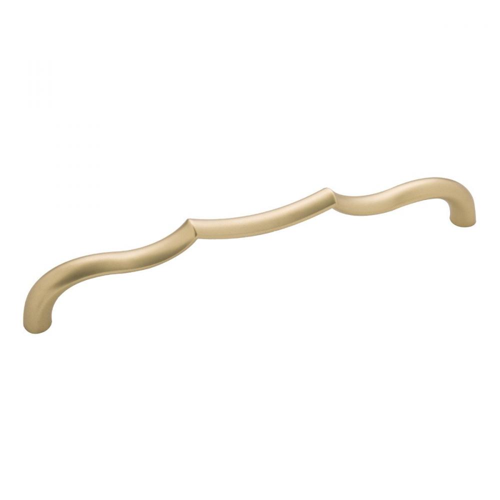 TRELLIS PULL FLAT ULTRA BRASS 192MM