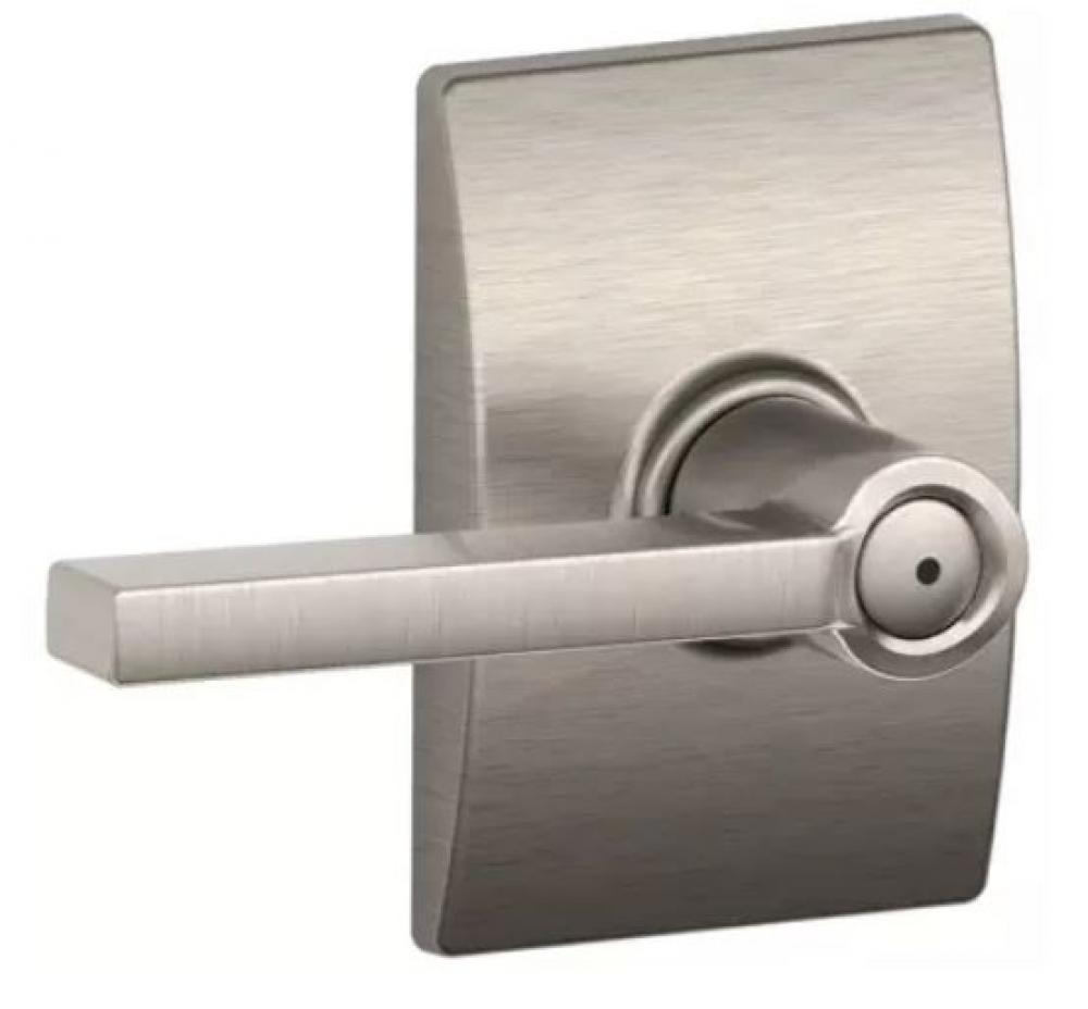 Schlage Latitude Privacy Door Lever Set with Decorative Century Trim