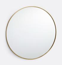 Ellen Lighting and Hardware Items E3778 - BRASS BRUSHED 30" Mirror