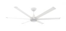Ellen Lighting and Hardware Items MK-ES62-062306A787107S2 - ES6 BIG ASS FAN 72" IN WHITE WITH LIGHT KIT