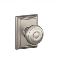 Ellen Lighting and Hardware Items F170GEO619ADD - Georgian Non-Turning One-Sided Dummy Door Knob with the Decorative Addison Rose