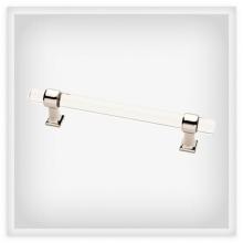 Ellen Lighting and Hardware Items P37297C-PN-CP - Acrylic 5-1/16" (128mm) Cabinet Bar Pull