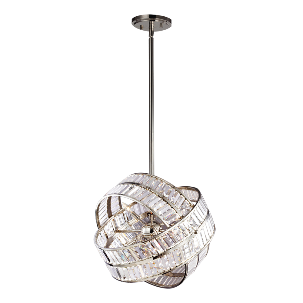 8-Light 22&#34; Orbital Sputnik Crystal Chandelier