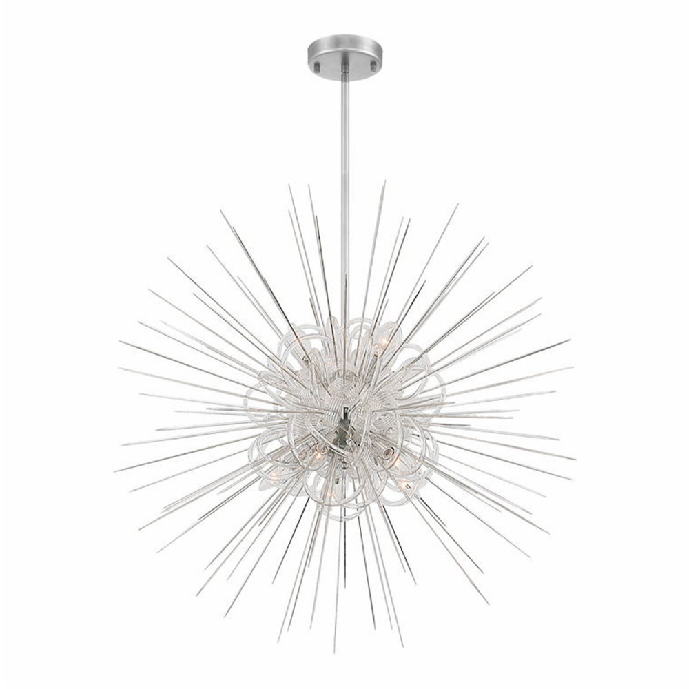 10-Light 36&#34; Decorative Sputnik Chandelier