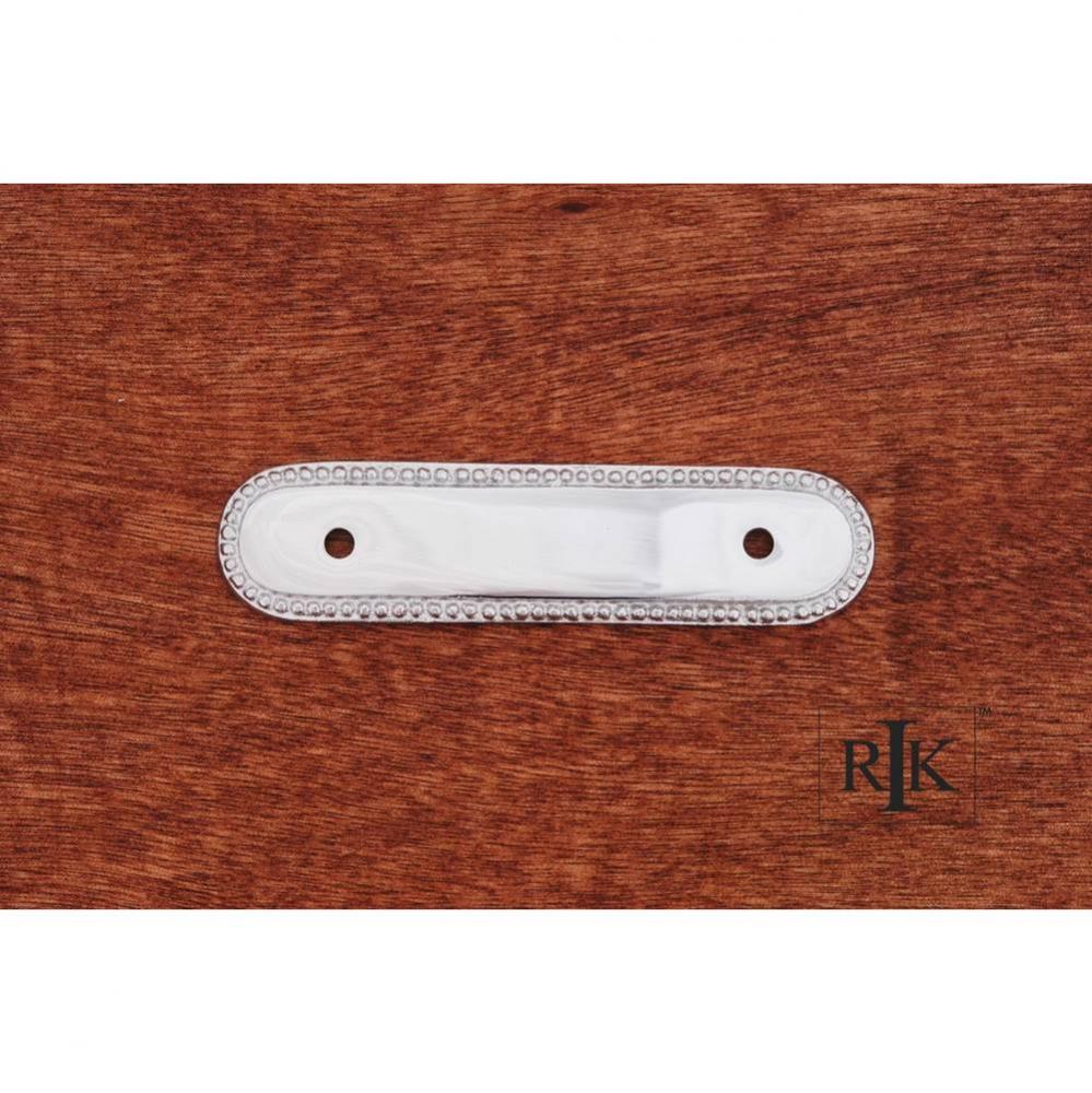 Beaded Oblong Pull Backplate