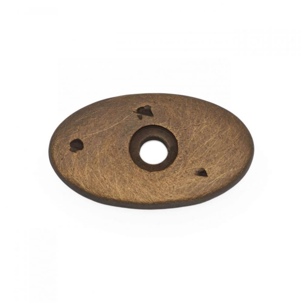 Distressed Oval Backplate