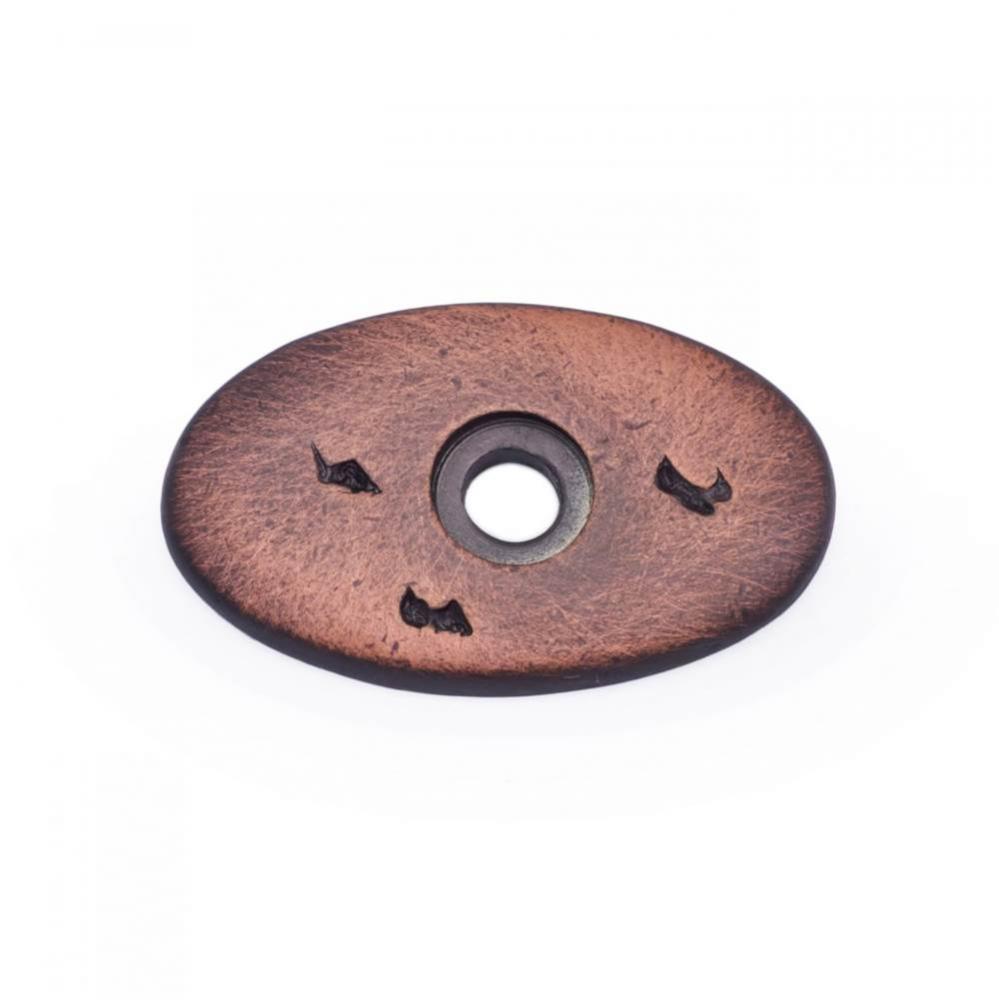 Distressed Oval Backplate