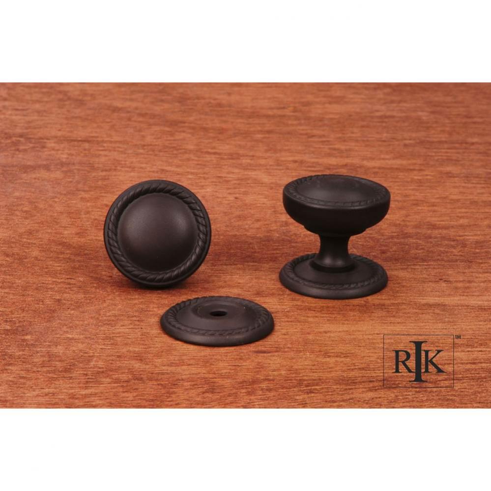 Flat Rope Knob with Detachable Back Plate