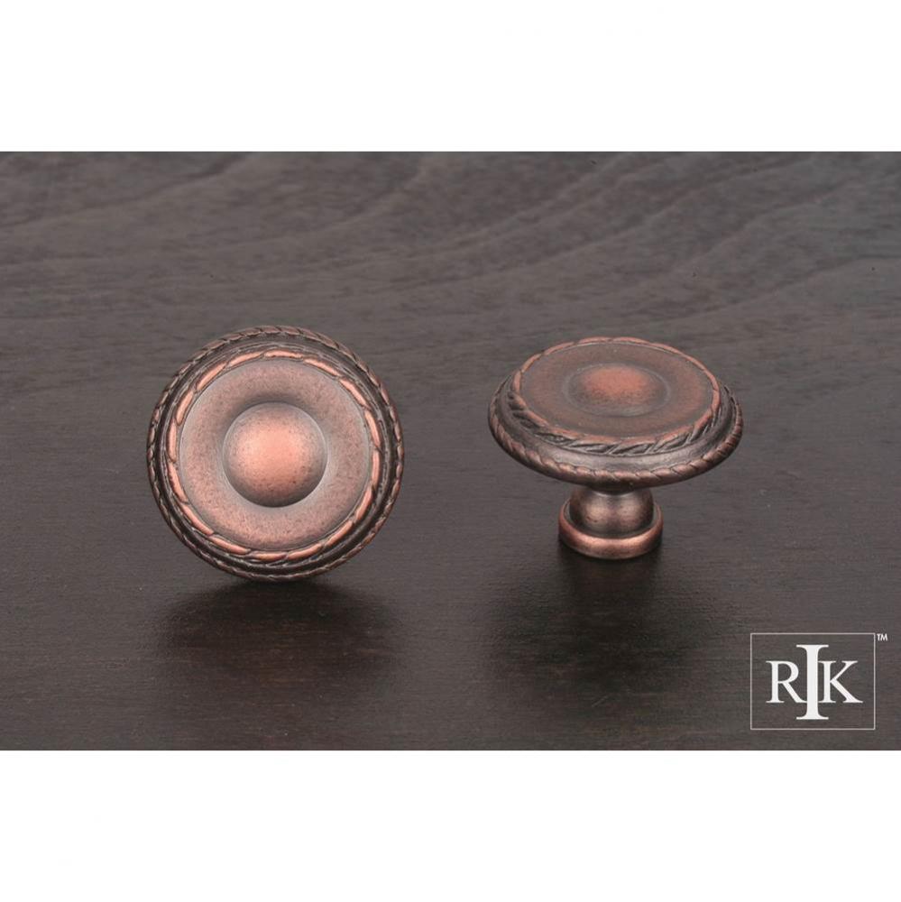 Large Double Roped Edge Knob