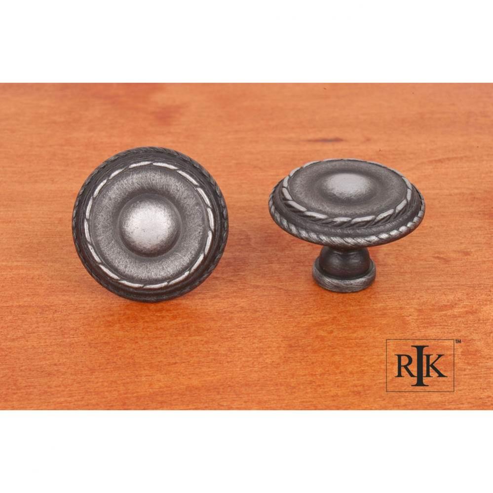 Large Double Roped Edge Knob