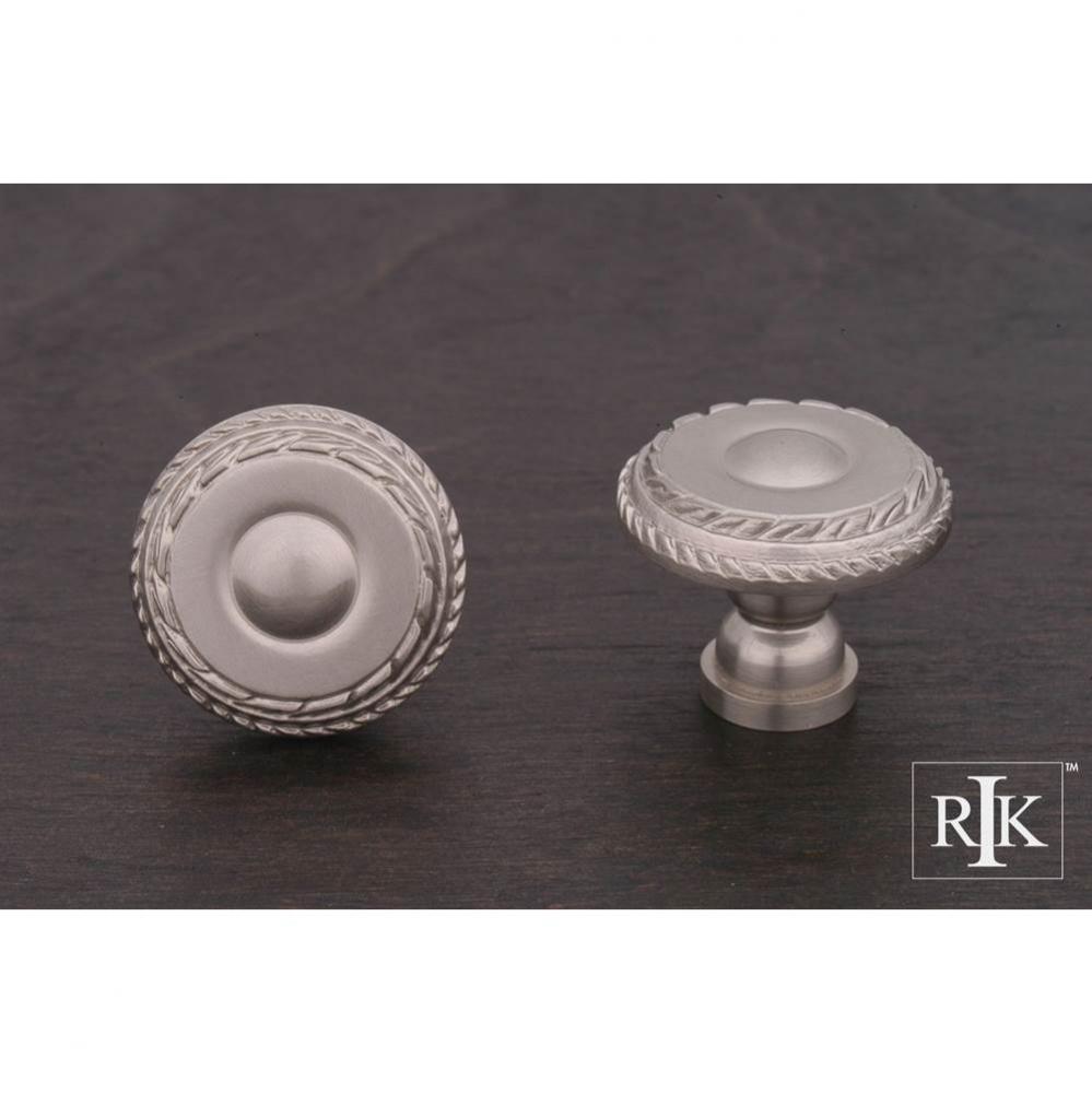 Small Double Roped Edge Knob