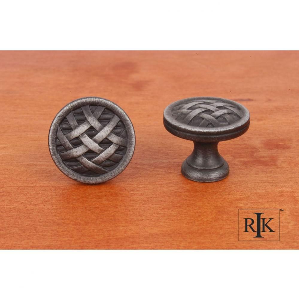 Small Cross-Hatched Knob