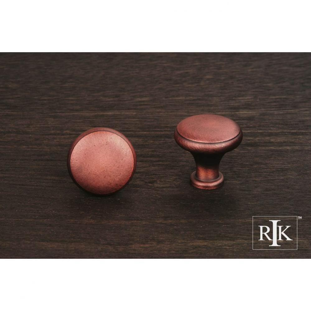 Solid Knob with Flat Edge