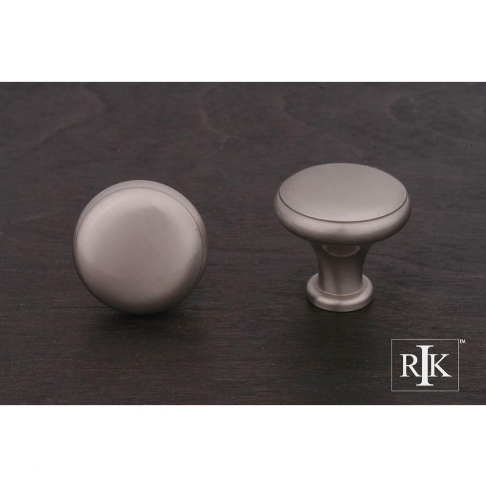 Solid Knob with Flat Edge