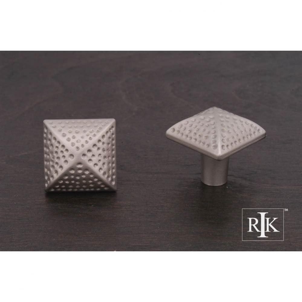 Square Knob with Divet Indents