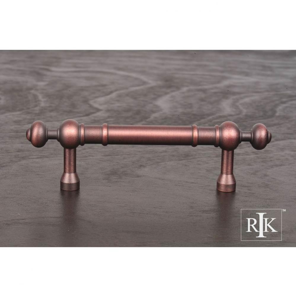 3'' c/c Plain Pull with Decorative Ends