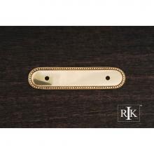 RK International BP 1792 B - Beaded Oblong Pull Backplate