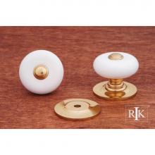 RK International CK 316 - Large Porcelain Knob with Tip
