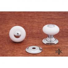 RK International CK 319 - Small Porcelain Knob with Tip