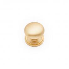 RK International CK 3217 ATSB - Small Solid Plain Knob with Backplate