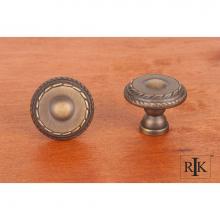 RK International CK 706 AE - Small Double Roped Edge Knob