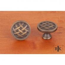 RK International CK 751 AE - Large Cross-Hatched Knob