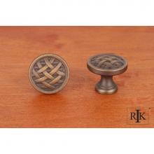 RK International CK 752 AE - Small Cross-Hatched Knob