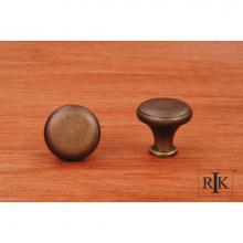 RK International CK 9305 AE - Solid Knob with Flat Edge