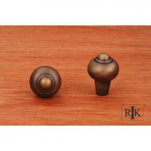 RK International CK 9306 AE - Solid Round Knob with Tip