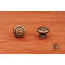 RK International CK 9307 AE - Solid Knob with Circle  at  Top