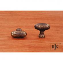 RK International CK 9312 AE - Slim Egg Knob with Divet Indents