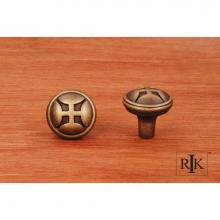 RK International CK 9314 AE - Solid Four Petal Knob