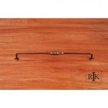 RK International CP 3703 AE - 12'' c/c Beaded Middle Vertical Pull