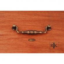 RK International CP 3704 AE - 5'' c/c Beaded Middle Hanging Pull