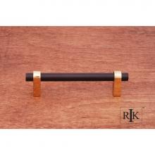 RK International CP 55 BRB - 3 1/2'' c/c Two Tone Rod Pull