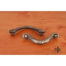 RK International CP 803 AE - 3'' c/c Ornate Curved Drop Pull