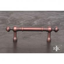 RK International CP 815 DC - 3'' c/c Plain Pull with Decorative Ends