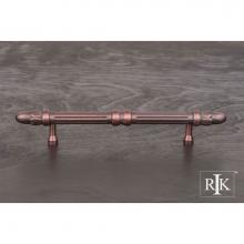 RK International CP 860 DC - 5'' c/c Lined Rod Pull with Petals  at  End