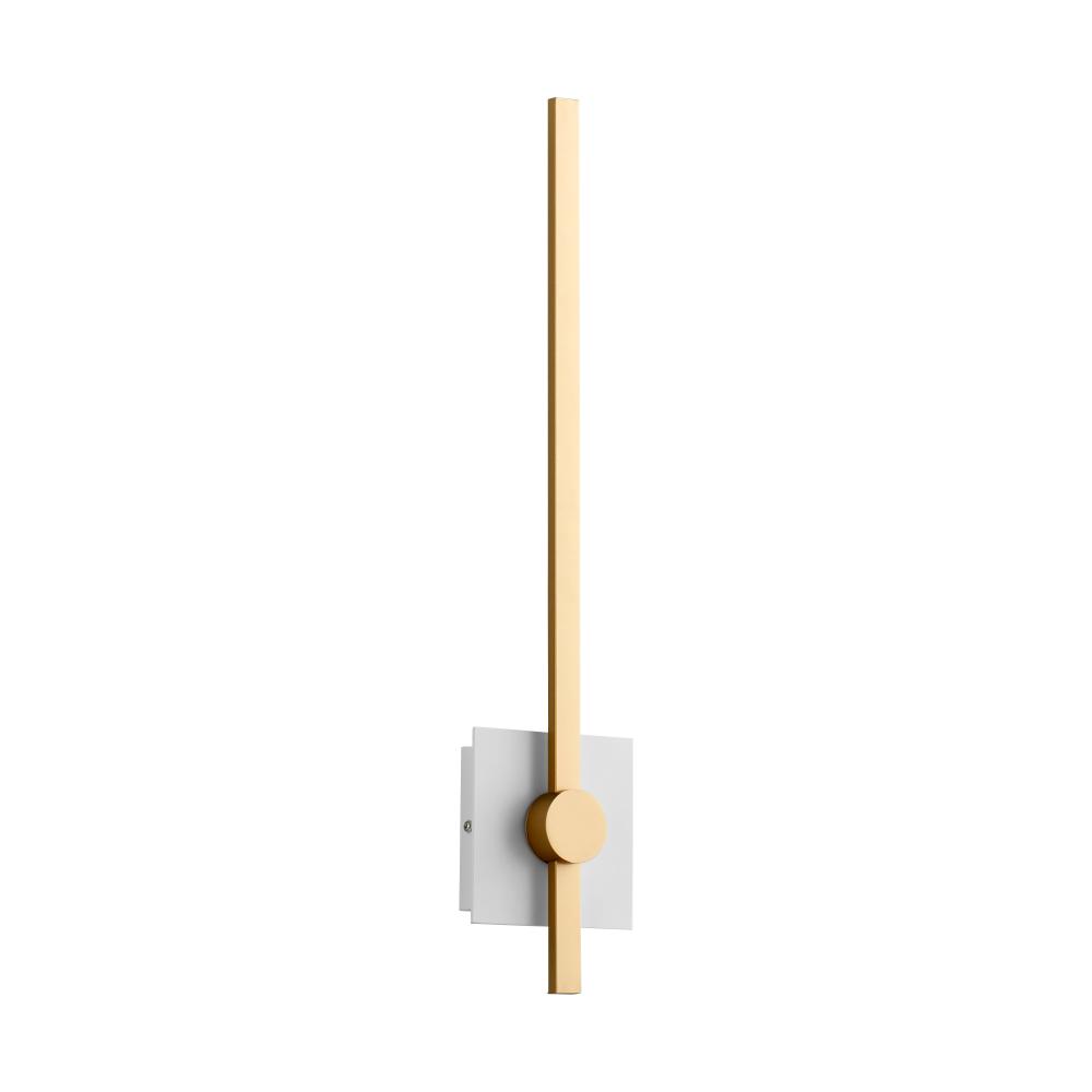 ZORA 24&#34; SCONCE - WH/IB