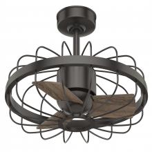 Hunter 50797 - Hunter 16 inch Roswell Noble Bronze Ceiling Fan and Wall Control