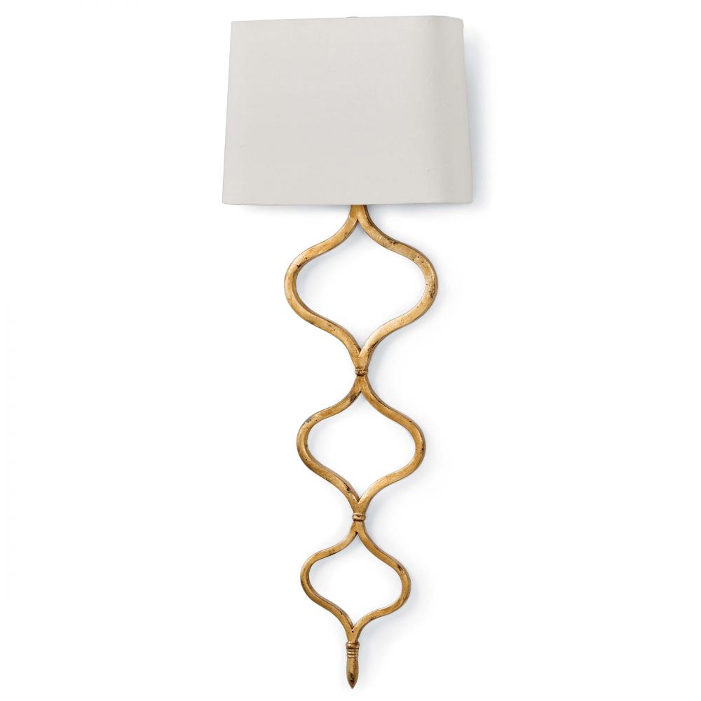 Regina Andrew Sinuous Sconce (Gold Leaf)