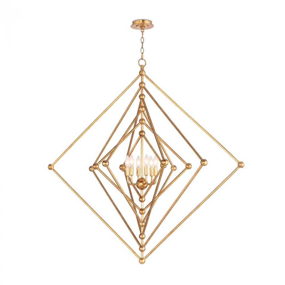 Southern Living Selena Chandelier Square Large