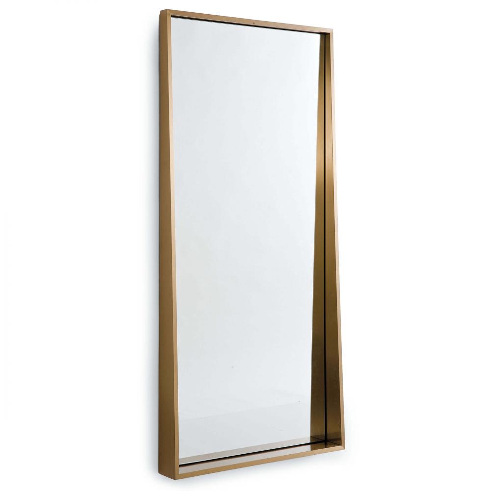 Regina Andrew Gunner Mirror (Natural Brass)