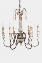 Terracotta Lighting CHAN8056-6D - Luca 6-light chandelier